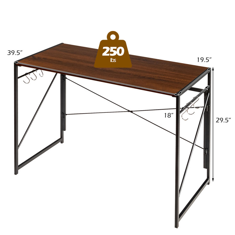 Bureau, Brun foncé / noir