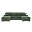 Sofa de coin Mountster avec deux poufs-991983600