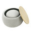 Table de bout, repose-pieds rond avec rangement-67777101-67777096
