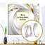 «Whirling tandis que les fractales glamour en or et blanc III»-100997046