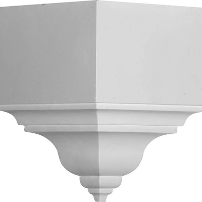 L 5 1/2 po x P 5 1/2 po x H 13 3/4 po, coin extérieur pour profilés moulés de moins de P 5 1/2 po et de H 6 3/4 po