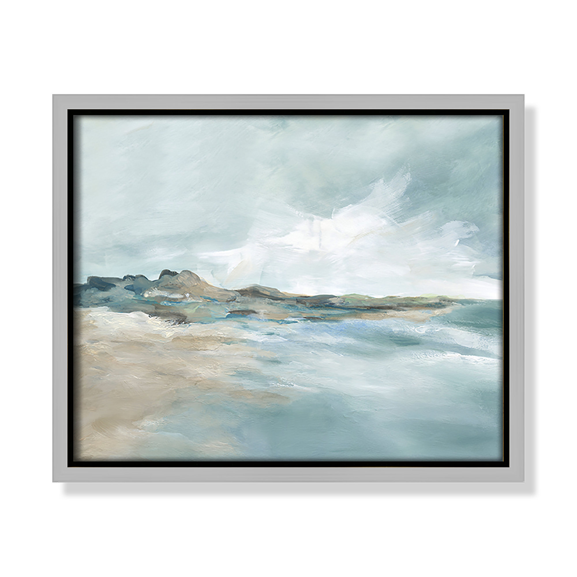 Sandpoint Print by Carol Robinson, 9.5" H x 11.5" W, Silver