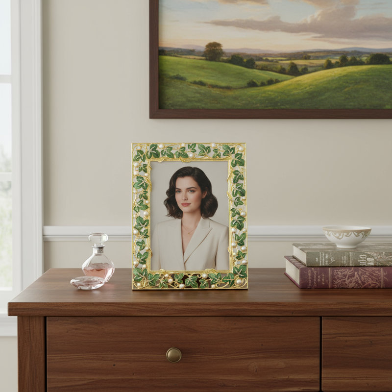 Ivy Metal Picture Frame, 5" x 7"