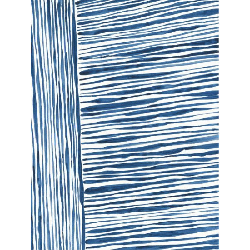 Blue Wood II Painting by Sara Brown, Plexi, 40" H x 30" W