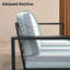 Causeuse d'extérieur Oltjana avec coussins Sunbrella®-124071161