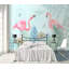 Papier peint amovible texturé Flamingo Banana Leaves-291267086