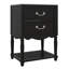 Meuble-lavabo de 24 po avec lavabo en céramique, armoire munie de deux tiroirs à fermeture en douceur et d'une tablette ouverte, mettant en valeur l'élégance rétro-1151458628