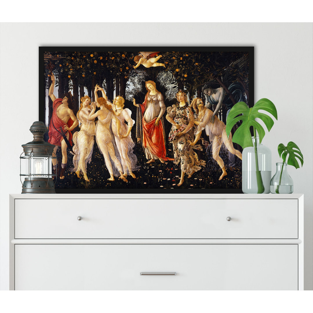 Gerahmtes Poster Spring Primavera von Sandro Botticelli