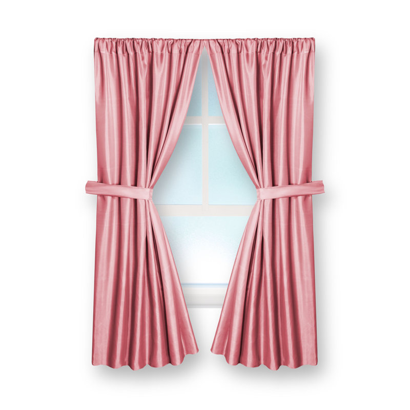 Jamarl Curtain Pair, Pink