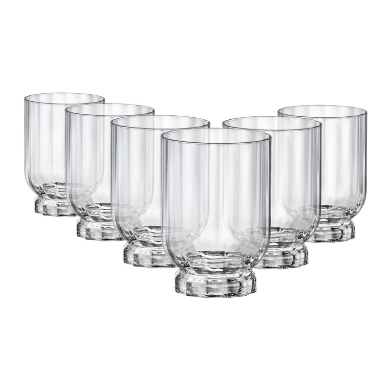 Florian Double Whisky Glasses, 300 oz.