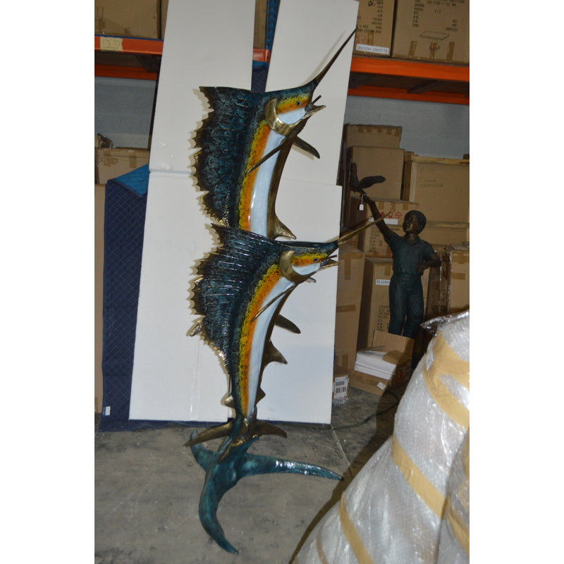 Boatwright Outdoor Metal Sculptural Fountain