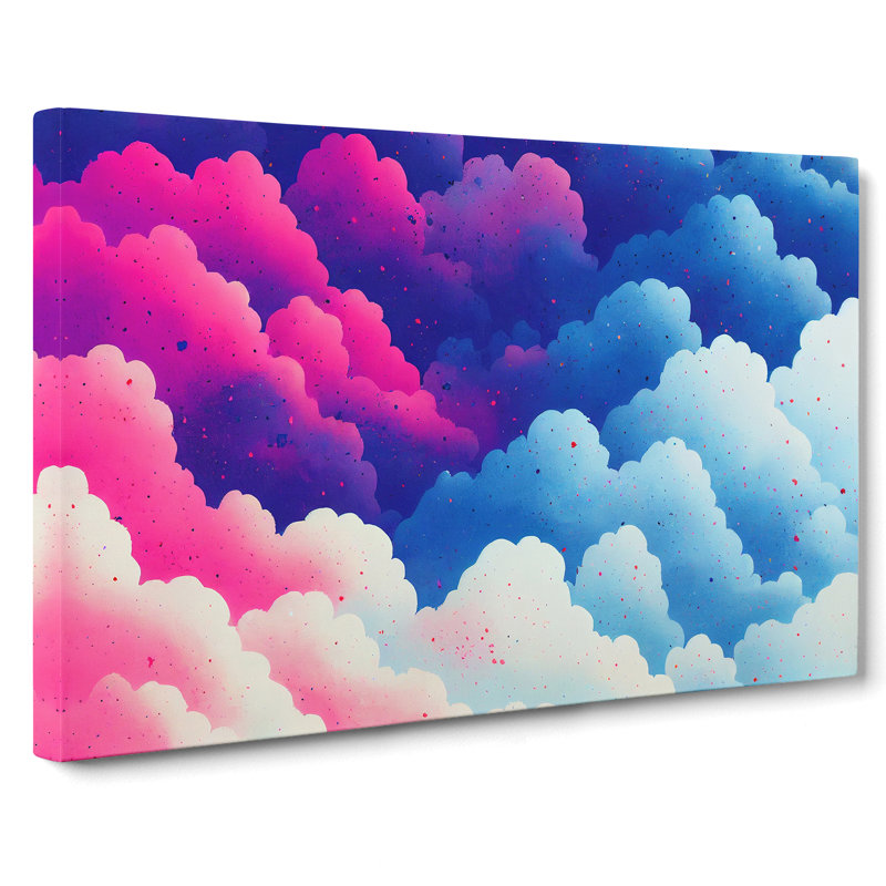 Fluffy Clouds Vol.3 - Wrapped Canvas, 40cm H x 60cm W x 3cm D