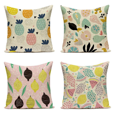 Widefield Beige Square Cushion Cover