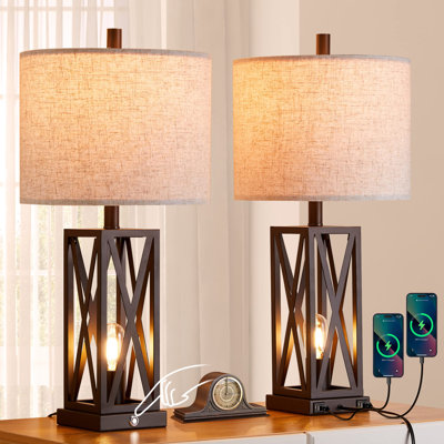Metal USB Table Lamp
