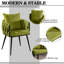 Chaise avec accoudoirs en velours Lazarre-1154640345