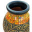 Vase de plancher en mosaïque bleu / orange / rouge Arkdale