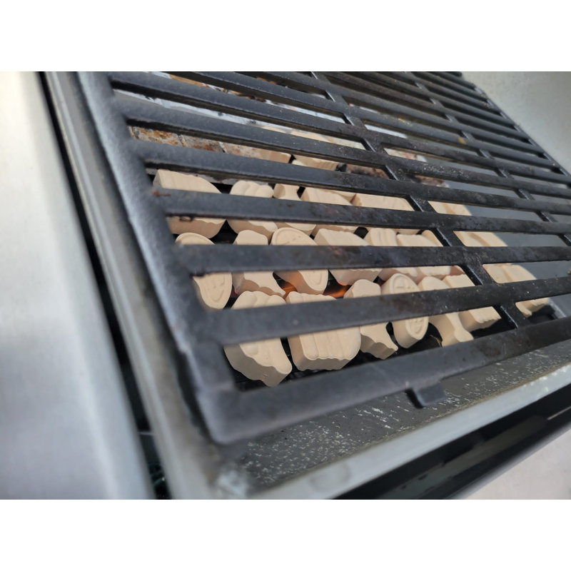 Plaques de déflecteur de chaleur Grill Rocks