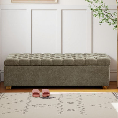 60.24'' Wide  Upholstered Storage  Bench