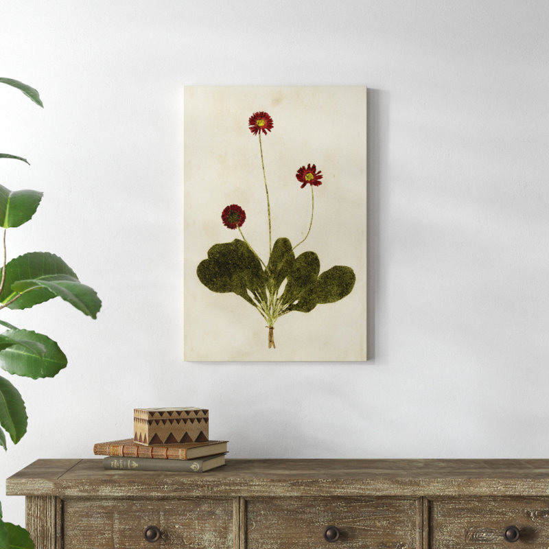 «Botanical Impression III», peinture sur toile, H 30 po x l 20 po
