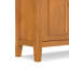 Armoire de rangement basse en bois massif avec tablettes réglables Manervia-1826273374