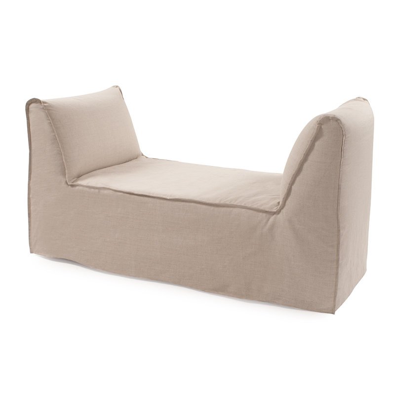 Amenia Linen T-Cushion Futon Slipcover
