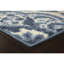 Tapis floral bleu Hertel-27431890