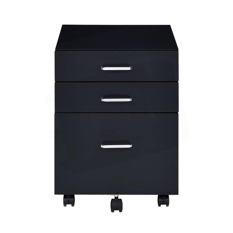 Armoire rectangulaire mobile à 3 tiroirs