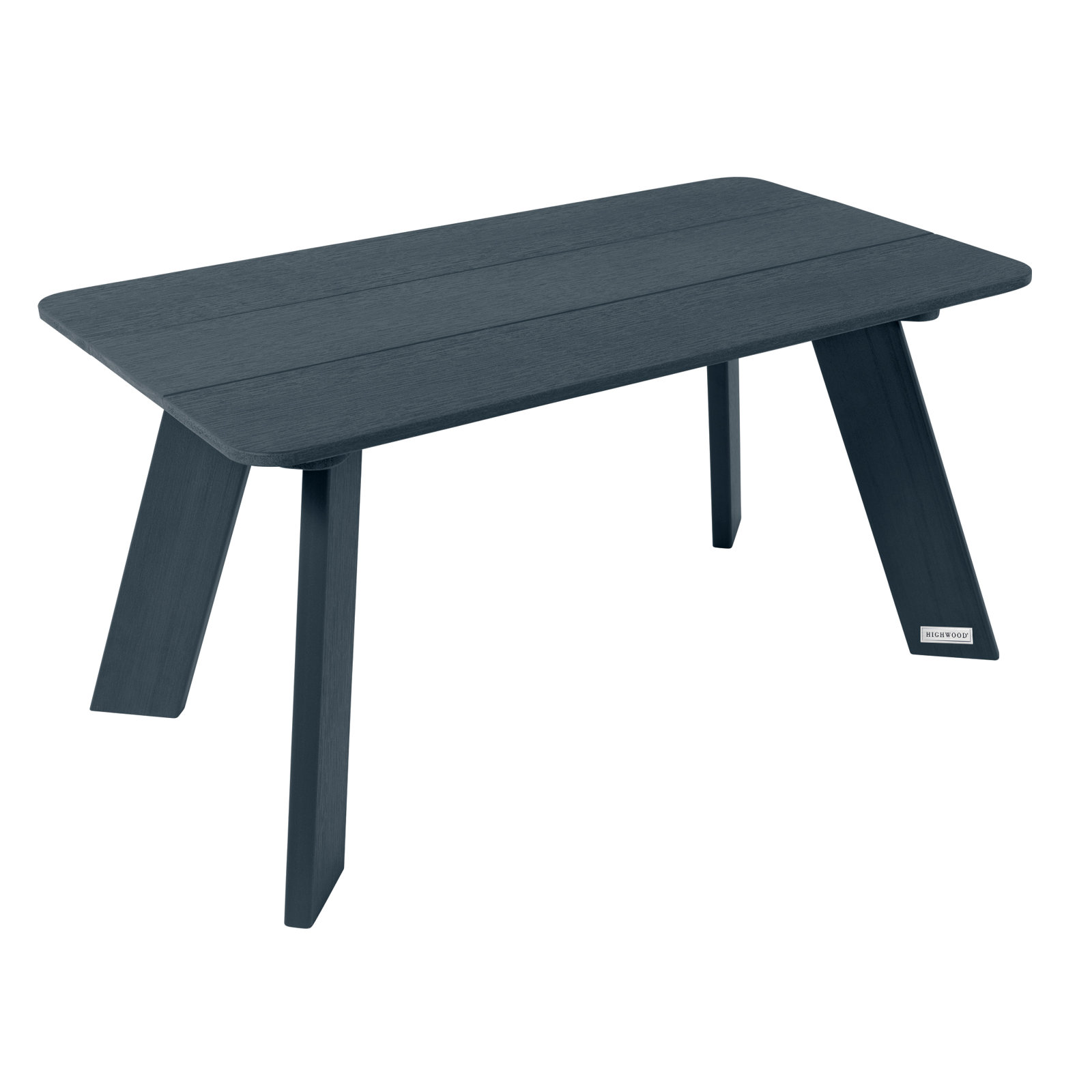 Byrnes 31'' Plastic / Acrylic Outdoor Coffee Table, Federal Blue