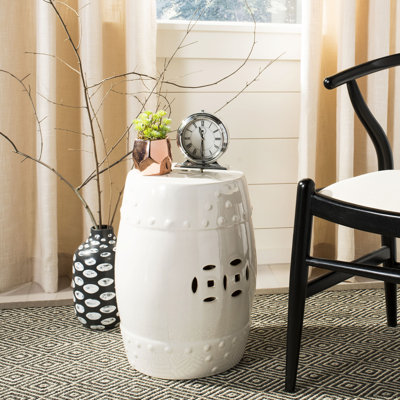 Tabouret de jardin en céramique Gagnon