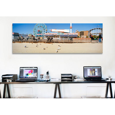 « coney island, brooklyn, new york city », reproduction de photo sur toile