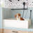 Linwald 36" Free Standing Single Basin Stone Composite Dog Washing Station-101772909