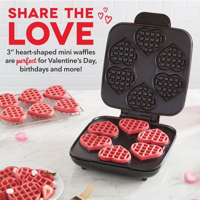 Dash Multi Mini Heart Waffle Maker