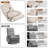 360° Swivel Velvet Recliner Chair Oversized With Mobile Phone Holder-833740516