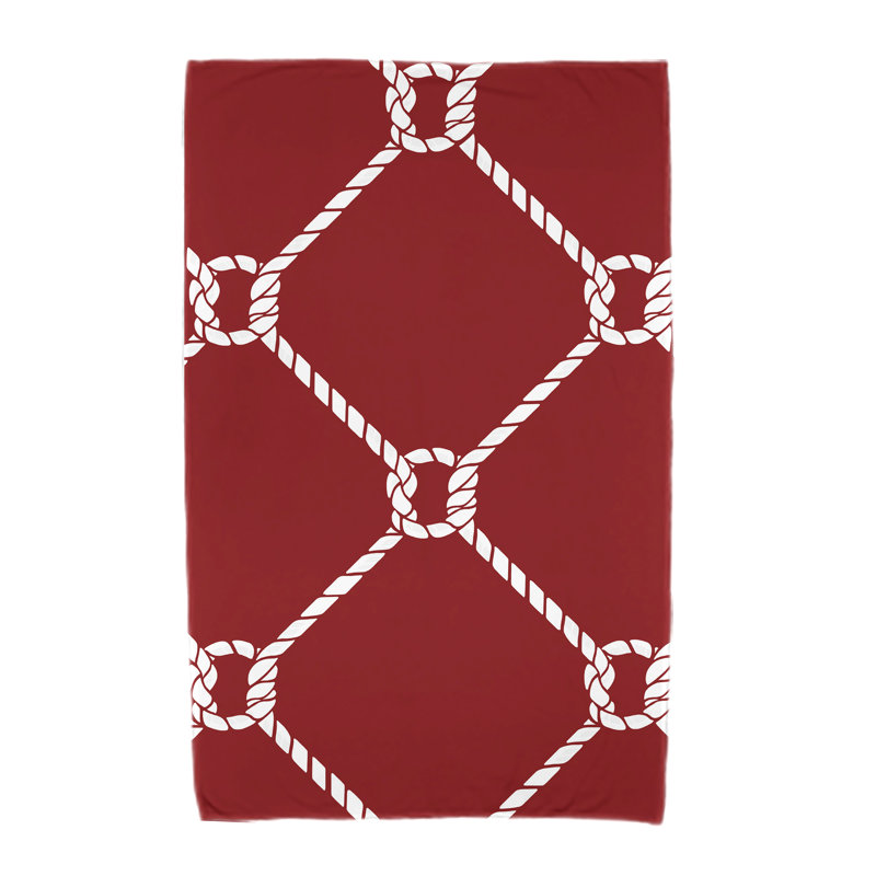 Serviette de plage Ludwig, Rouge