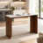 Marble white+brown