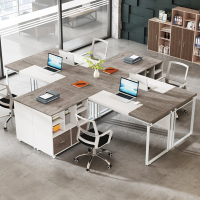 Loubert Metal Base Writing Desk