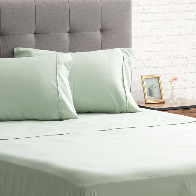 Microfiber Sheet Set, Double, White
