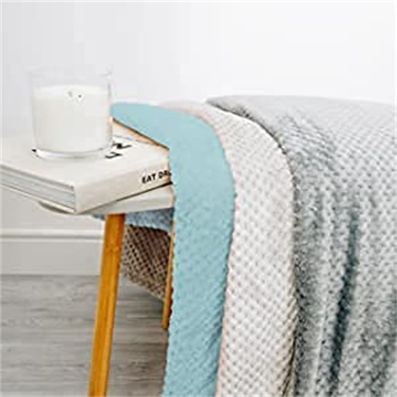Throw Blanket, Blue, European Double (140 x 200cm)