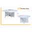 Table de jeu blanche, 31,5 * 31,5 * 14,1, polyvalente pour le bureau de divertissement-1167074622-1167074609