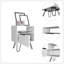 Table de chevet Vienna, tablettes, pieds en épingle à cheveux-726402364