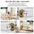 Coolnews Retro Elegant Series Crystal Passage Door Knobs-117788099