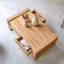 Nasrine Solid Wood Sled Coffee Table