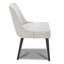 Chaise d'appoint rembourrée en bois massif Bremment-751653722