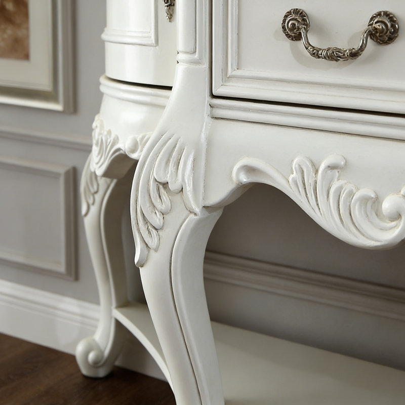 Console American Pastoral, Blanc, H 37 po x l 55,1 po x P 17,7 po
