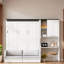 Lit escamotable avec canapé, bureau et armoire de rangement Murphy-1216014142
