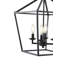 Lustre cage noir 4 lumières Florentien