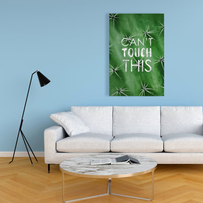 Can't touch this - Floral Exotic Canvas for Home Decor