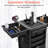 Caelean Salon Trolley Cart with Drawers, Lockable Doors and Tool Holder