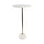 Table d'appoint en marbre et pierre Glam pour le salon, la chambre à coucher ou le bureau.-718344803-718344806