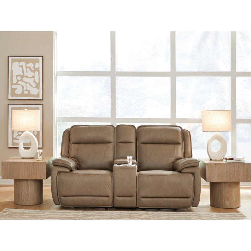 Causeuse inclinable électrique avec console Rondelay